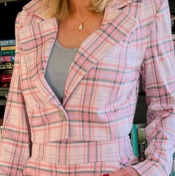 CAbi Pink Plaid Pantsuit - Picture 2 of 7